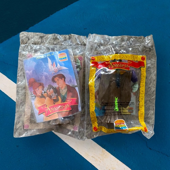 1999 Anastasia Rasputin Kids Club Meal Toys “Two Toys” - Picture 1 of 4